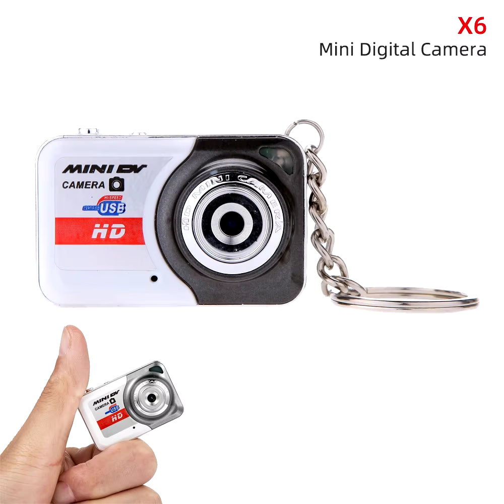 X6 Portable Ultra Mini High Denifition Digital Camera Mini DV Support 32GB TF Card with Mic