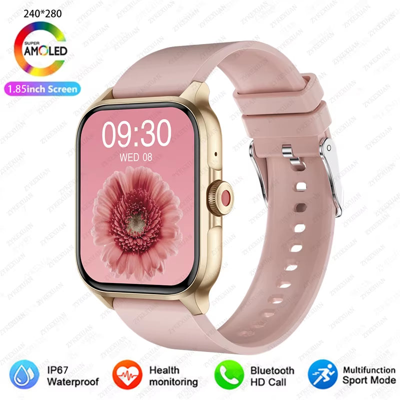 Xiaomi 2025 Smart Watch for Men and Women - Blood Oxygen and Heart Rate Monitoring, Sports Fitness Features, Bluetooth Calling