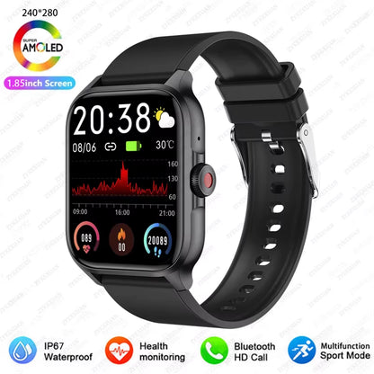 Xiaomi 2025 Smart Watch for Men and Women - Blood Oxygen and Heart Rate Monitoring, Sports Fitness Features, Bluetooth Calling