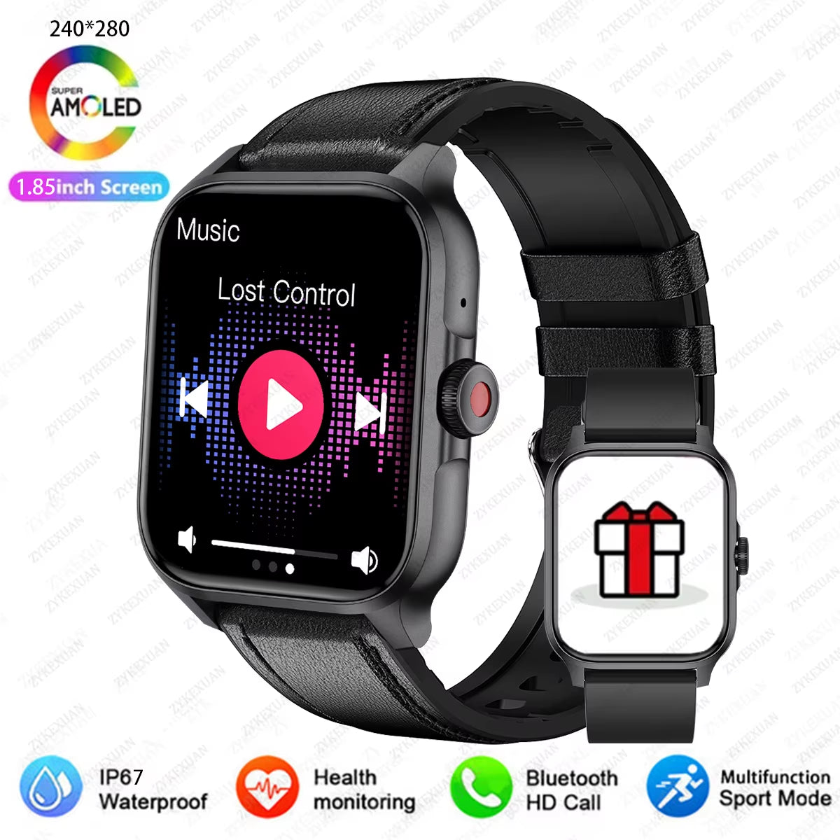 Xiaomi 2025 Smart Watch for Men and Women - Blood Oxygen and Heart Rate Monitoring, Sports Fitness Features, Bluetooth Calling