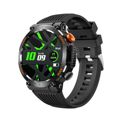 Relógio Smartwatch Outdoor HT17 – LED, Bússola, Bluetooth e Monitor de Saúde