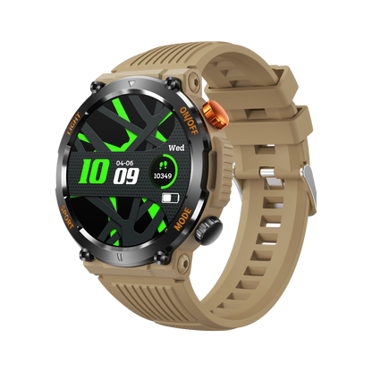 Relógio Smartwatch Outdoor HT17 – LED, Bússola, Bluetooth e Monitor de Saúde