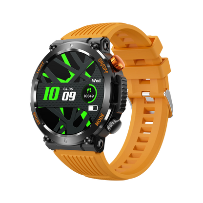 Relógio Smartwatch Outdoor HT17 – LED, Bússola, Bluetooth e Monitor de Saúde