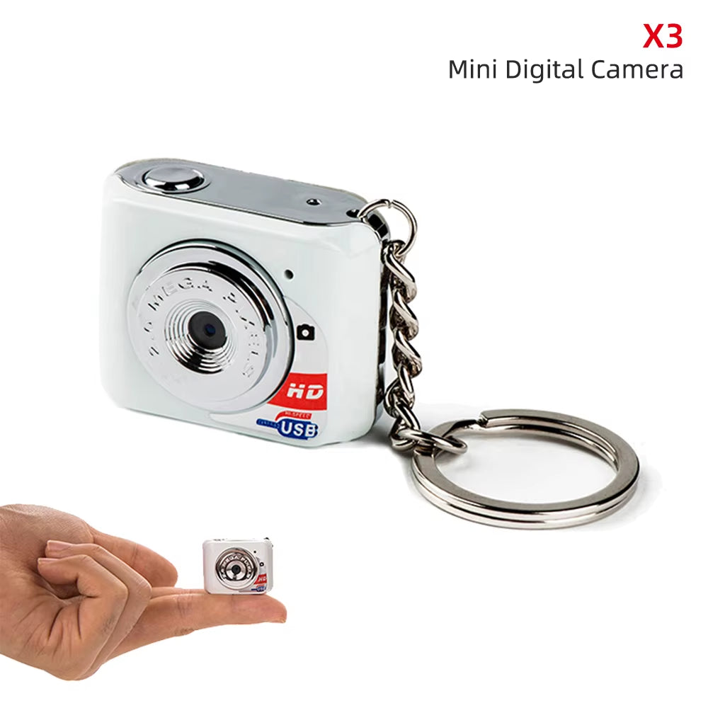 X6 Portable Ultra Mini High Denifition Digital Camera Mini DV Support 32GB TF Card with Mic